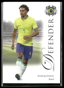 Fútbol Mundial Futera 2023-24 Único #019 Marquinhos Plata #/69 - Imagen 1 de 2