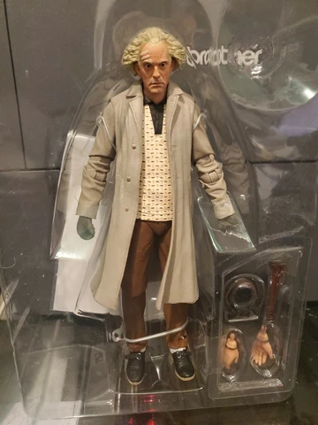 Neca Back to the Future Doc Brown Ultimate 7-Inch Action Figure Loose Cover