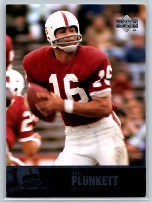 2011 Upper Deck College Football Legends #63 Jim Plunkett Stanford Cardinal - Image 1 of 2