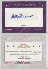 2008 TRISTAR Signa Cuts Cut Auto Hidden Treasures Purple /150 Bob Friend Auto
