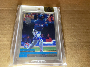 Carlos Delgado 2015 Topps Archives Signature Series Autograph Auto #06/21