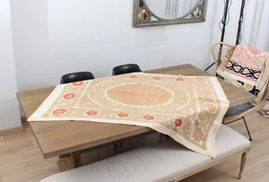 Suzani Fabric Suzani Throw  Home Gift 3.58' x 5.25' Vintage Fast Shipment 16512 - Picture 1 of 24