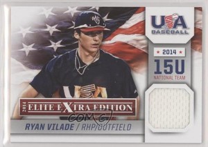 2014 Panini Elite Extra Edition USA Baseball 15U Game Jerseys Ryan Vilade #13