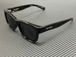 SAINT LAURENT SL 674 001 Black Grey Medium 54 mm Unisex Sunglasses - Picture 1 of 5