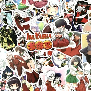 100pc Inuyasha Notebook Laptop Skateboard Decal Anime Sticker Pack - Picture 1 of 8