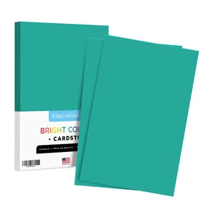 Premium Colored Cardstock Paper, 11 x 17, Teal, 50 Sheets - Picture 1 of 6