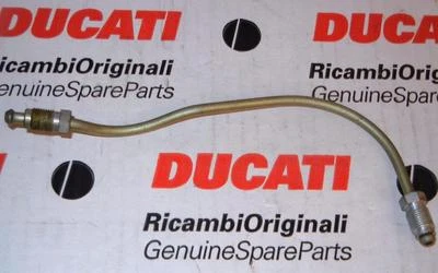 Ducati 750 860 900 Brembo front brake hose steel line 200mm length X 10mm thread - Image 1 of 2