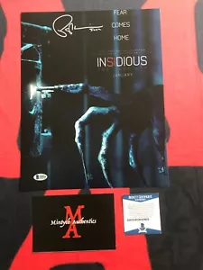 FOTO PATRICK WILSON INSIDIOUS AUTOGRAFATA FIRMATA 11x14! BECKETT COA! HORROR! - Foto 1 di 7
