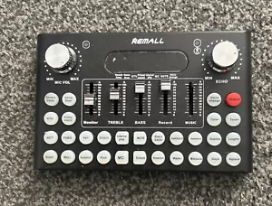 Remall Live Sound Card and Audio Interface with DJ Mixer Effects - Picture 1 of 3