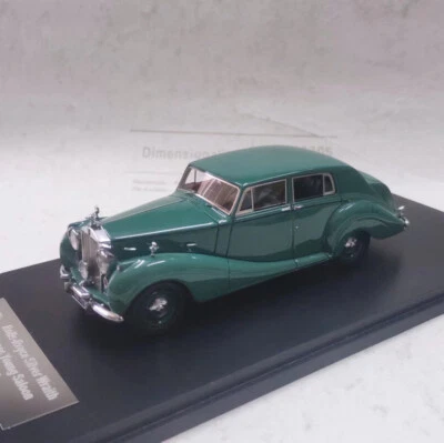 GLM Models 1/43 ROLLS ROYCE SILVER WRAITH JAMES YOUNG SALOON 1949 GREEN - Image 1 of 4
