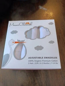 Baby Swaddle Blanket, Swaddle Wrap for Infant (0-3 Month) 3 Pack New - Picture 1 of 6