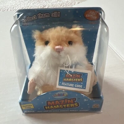 Webkinz Mazin' Hamsters Honey New First Edition WE000765 Tan  Collectable RARE - Image 1 of 4
