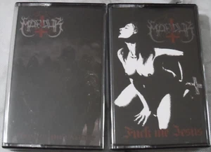 Marduk 2 Cassette Lot Those of the Unlight / F*ck me JEsus METAL - Picture 1 of 2