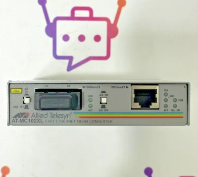 ALLIED TELESIS AT-MC102XL FAST ETHERNET MEDIA CONVERTER - Image 1 of 4