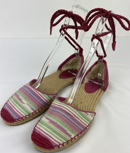 UGG Australia Libbi Serape scarpa espadrillas alla caviglia sandalo colorato donna taglia 8