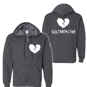 🔥 XXXtentacion Heartbreak F&B Zip-up Hoodie Revenge Vibes forever tribute zippe - Picture 1 of 7