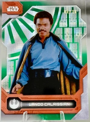 2024 Topps Star Wars High Tek - Lando Calrissian #64 - Green Diffractor /10 - Image 1 of 4