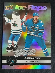 Logan Couture / S.J. Sharkie 2023-24 Upper Deck MVP Ice Reps #IR-17 - Picture 1 of 1