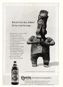 1969 Kahlua: How Do I Love Thee Kahlua Vintage Print Ad - Picture 1 of 1