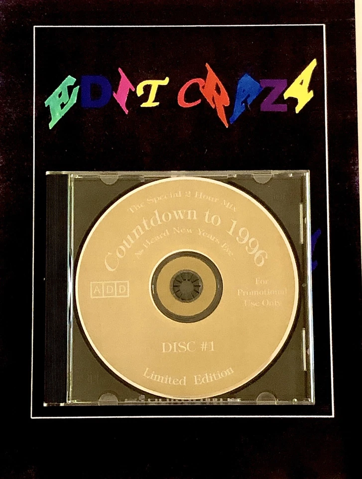 Edit Crazy Chicago House Street Mix Countdown #1 1996 DJ BOBBY D CD Out Of Print - Image 1 of 1