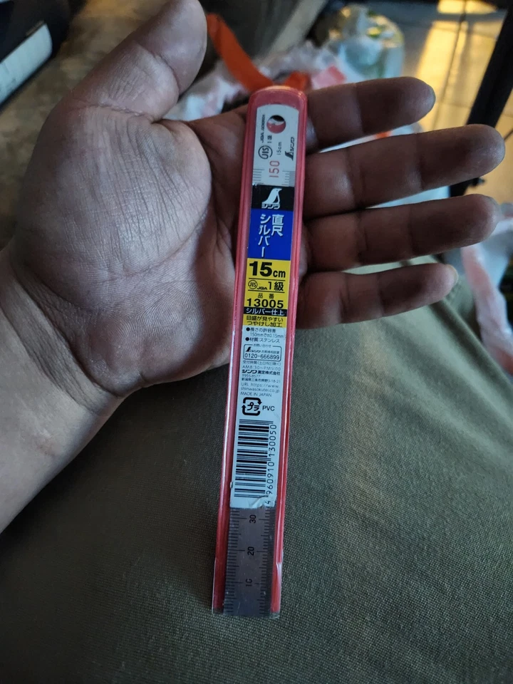 Regla de escala recta japonesa SHINWA JIS 150 mm 13005 Foto 1 de 1