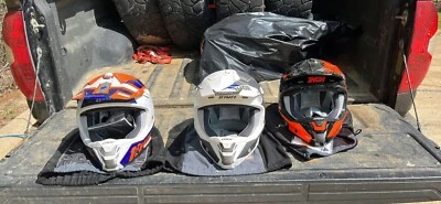 Casco Thor Chev Sector Motocross Dirt Bike MX ATV Off Road KTM ¡NARANJA! Adulto Foto 1 de 4