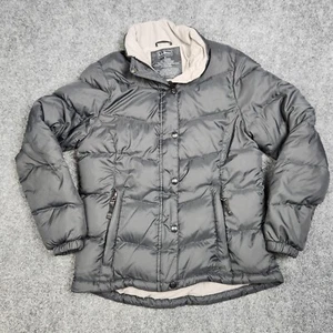 LL Bean Goose Down Puffer Jacket Womens Small Black Winter Coat 276566 - Picture 1 of 6