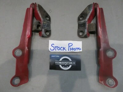 Par de bisagras de capó Mazda Miata 1990-2005 izquierda derecha - rojo clásico Foto 1 de 4