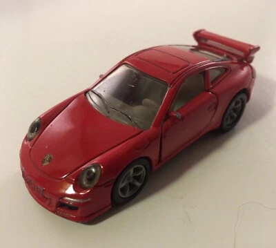 Coche diecast Siku '05 Porsche 911 Carrera rojo 2014 # 1006 1:55 - RARO Foto 1 de 4