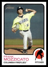 2022 Topps Heritage Minors 31 Frank Mozzicato Royals Baseball Card