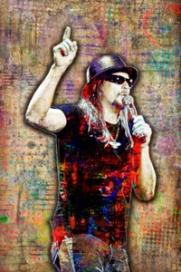 Kid Rock Poster, Kid Rock Geschenk, Kid Rock Fine Pop Art Kostenloser Versand USA - Bild 1 von 5