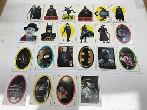 1989 Topps Batman Movie Series 2 Trading Card 22 Stickers Full Set (22) - Picture 1 of 2