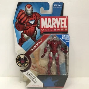 Marvel Universe Modellino Iron Man argento nuovo con scatola #033 scudo giocattolo 3,75 - Foto 1 di 3