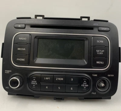 Receptor de radio reproductor de CD Kia Rondo AM FM 2014-2017 OEM A01B07055 Foto 1 de 4