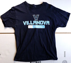 CHAMPION AUTHENTIC ADULT M 100% COTTON SS T-SHIRT, VILLANOVA BASEBALL  - NICE - Picture 1 of 2