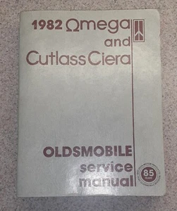 1982 OMEGA AND CUTLASS CIERA OLDSMOBILE SERVICE SHOP REPAIR FACTORY MANUAL - Bild 1 von 8