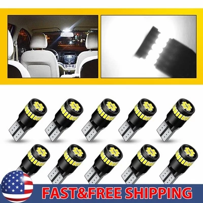 10x AUXITO Super Brillante Canbus T10 194 168 Bombilla LED xenón Blanco 24SMD 2825 Foto 1 de 4