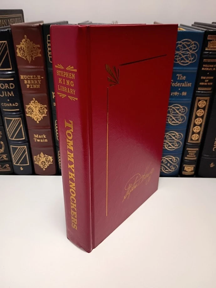 Tommyknockers Stephen King Red Leather Library Hardcover Rare & Out of Print VG+ - Image 1 of 4