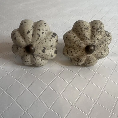 Vtg Look Handles Hardware Lot Of 2 Furniture Drawer Pulls Handles Stone Read - Image 1 of 4