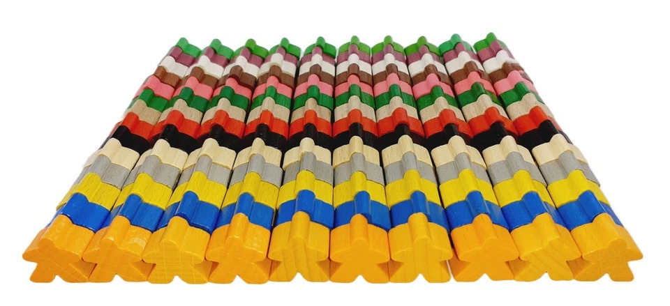 Holz Meeple 10 Stück für Carcassonne - Bild 1 von 1