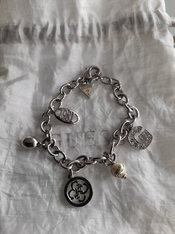 GUESS Damen Armband  Armkettchen  silberfarben / NEU - Bild 1 von 2