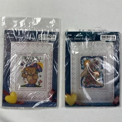 Counted Cross Stitch greeting Card kits - Image 1 of 4