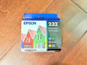Original Epson 232 Tintenpatrone Cyan Magenta Gelb Abgelaufen 05/28 - *Ugly Box* - Bild 1 von 6