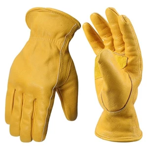 Gartenhandschuh Robuste Rigger Handschuhe dornensichere Leder Arbeitshandschuhe! - Bild 1 von 15