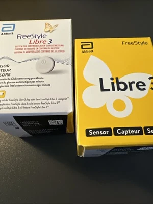 2 x Freestyle Libre 3 Sensor *NEU* *OVP* MHD 31.12.2025 + 31.08.2026 - Bild 1 von 3