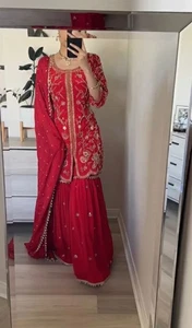 Ready To Wear Salwar Kameez pakistanisches Kleid indische Anzüge Hochzeit Party Bollywood - Bild 1 von 7