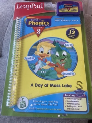 Leap Frog LeapPad A Day at Moss Lake / Phonics Lesson 3: Short Vowels O and E - Image 1 of 4