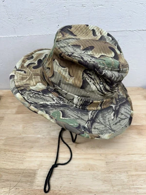 Vtg Advantage Camo Hunting Hat Outdoor Cap Boonie - Image 1 of 4