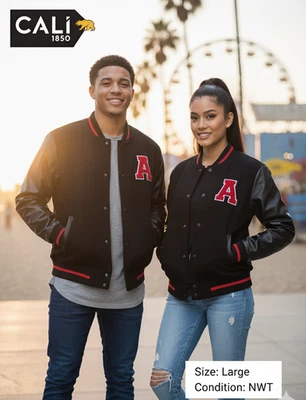 🔥 NEW WITH TAGS - Cali 1850 Varsity Cropped Jacket 🔥 - Image 1 of 4