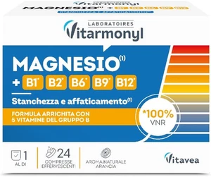 Magnesio E Gruppo B - Con Vitamina B12, Vitamina B6, B1 E B2 - per Il Normale Fu - Foto 1 di 12